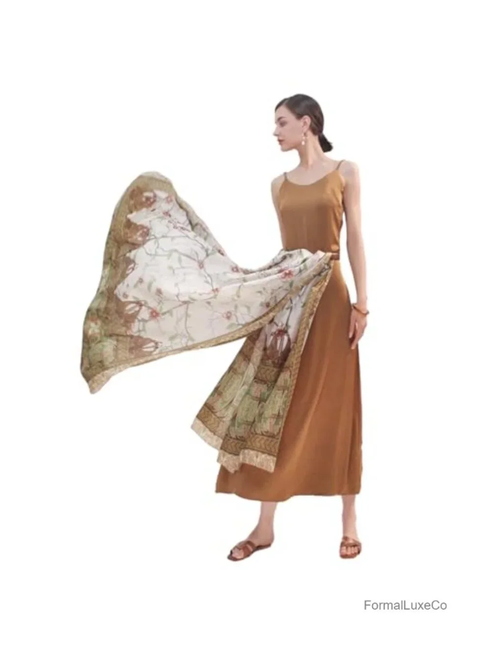 100% Mulberry Silk Shawl Wrap Women Evening Lightweight Pashmina Oversized